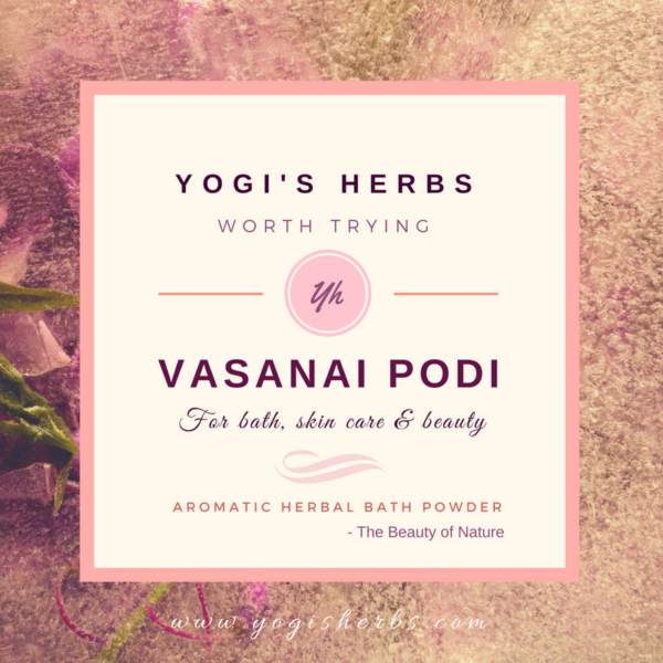 Vasanai Podi - Cool & Refreshing Bath Powder 1