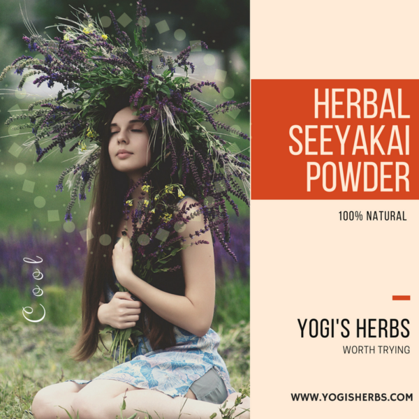 Herbal Seeyakai Powder (Traditional Ingredients) - Herbal hair wash - 100g 1