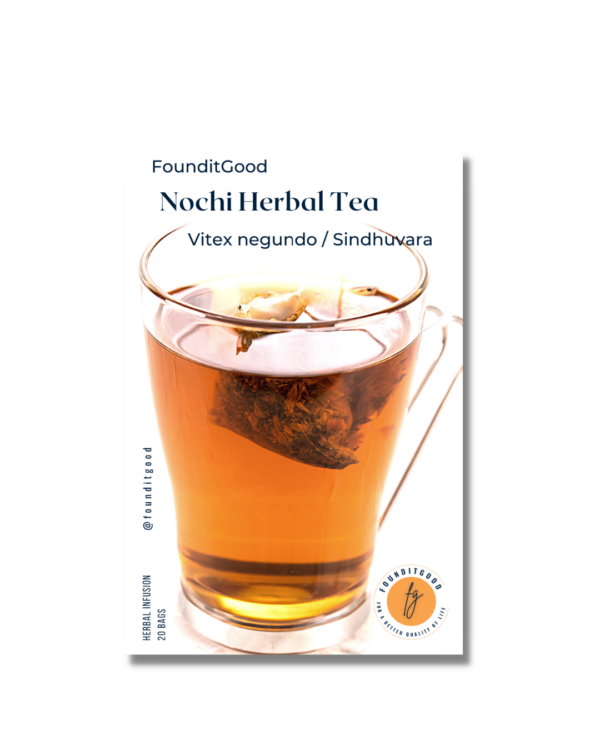 Nochi Herbal Tea ( Vitex negundo / Sindhuvara ) 100% Natural. Pain & Inflammation support 1
