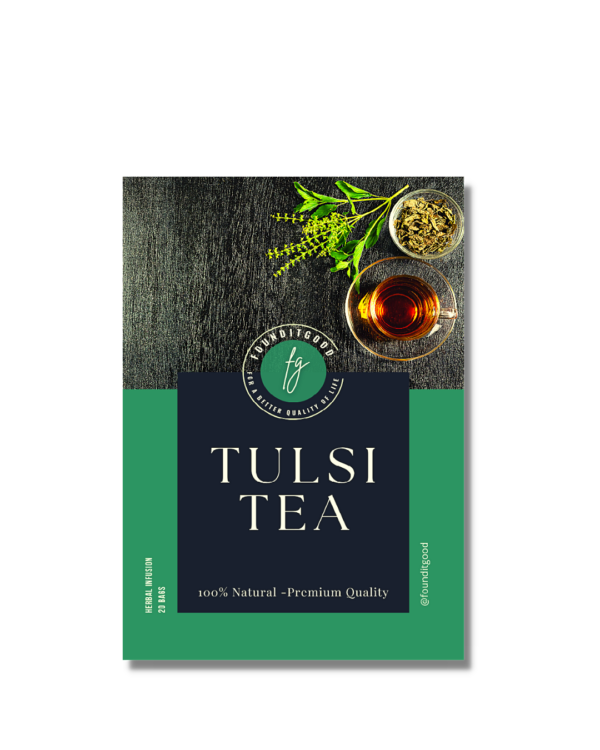 FiG Tulsi Tea (Ocimum tenuiflorum / Holy Basil) - 100% Natural Herbal Infusion - Immune Support 1